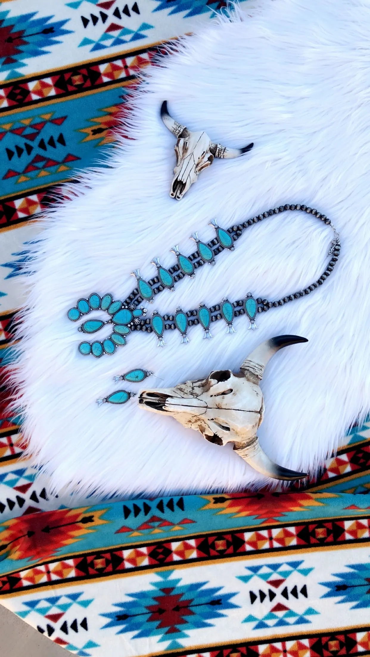 Shania Squash Blossom Necklace