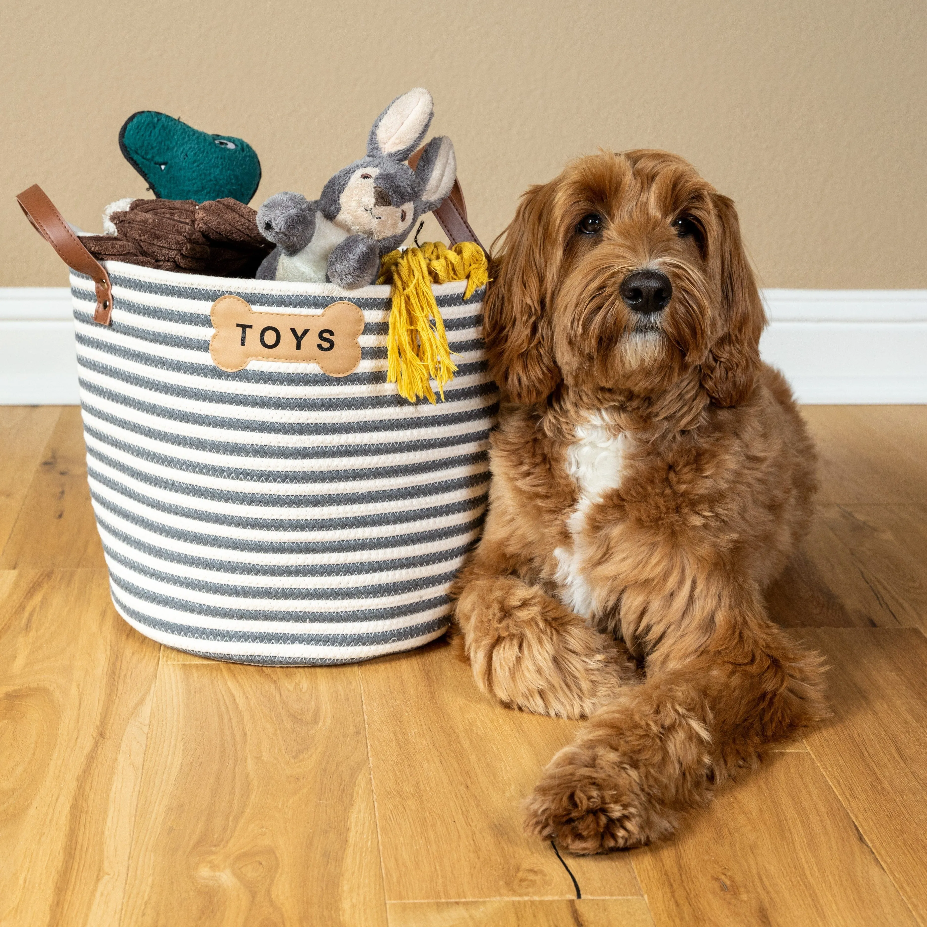 SIENNA PET TOY BASKET