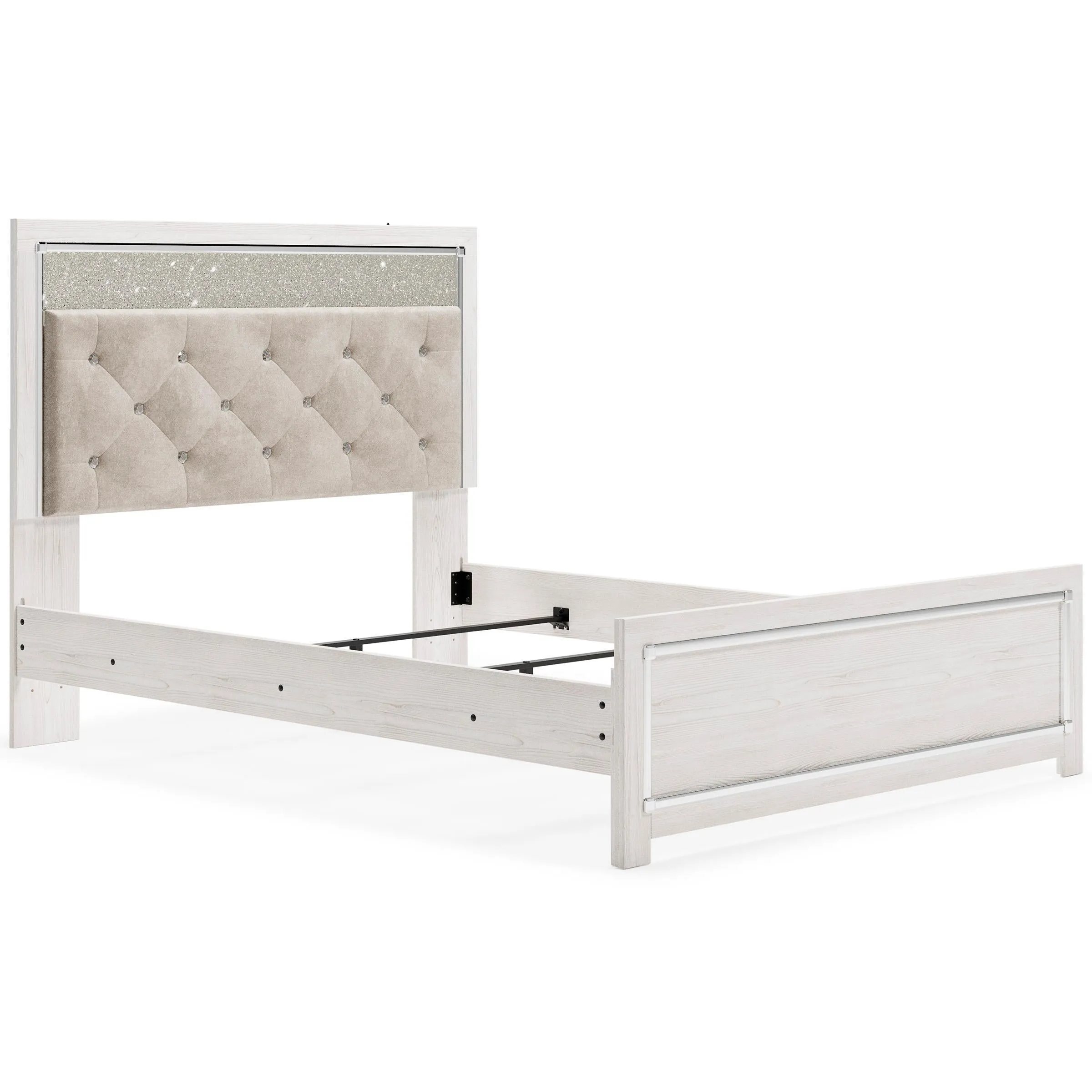 Signature Design by Ashley Altyra Queen Upholstered Panel Bed B2640-57/B2640-54/B2640-95/B100-13