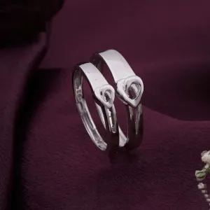 Silver Endless Love Couple Ring