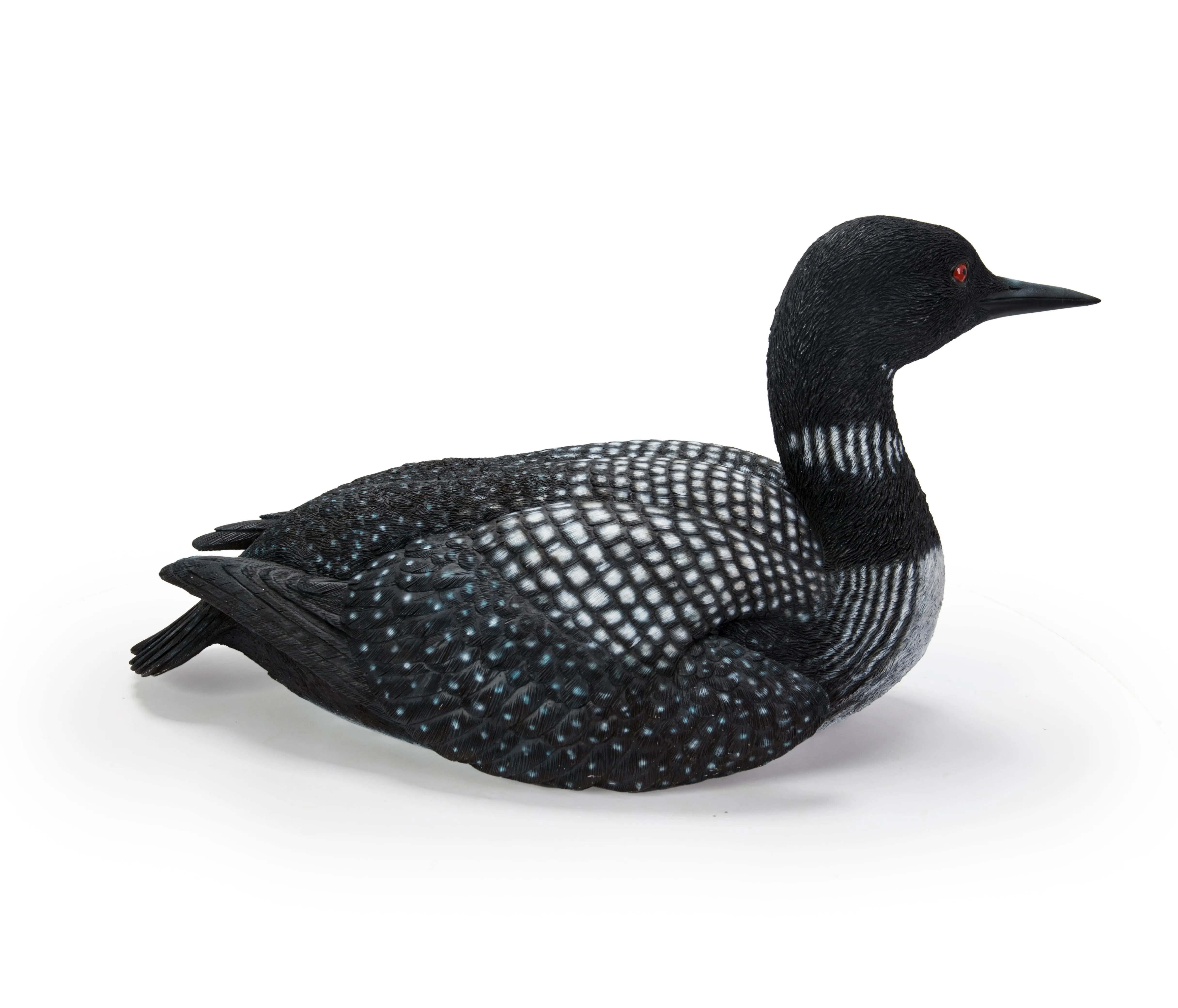 Sitting Common Loon Garden Statue