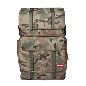Sprayground Multi Camo Cargo Rucksack