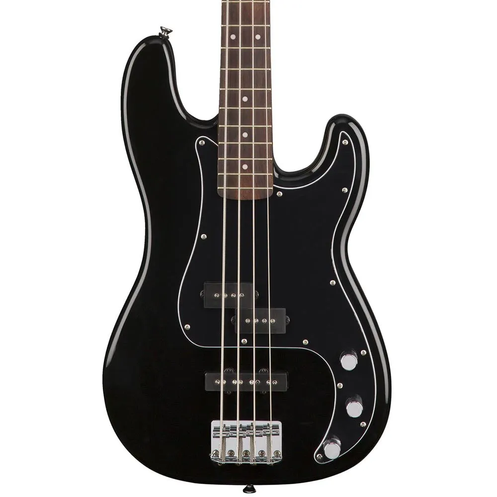 Squier Precision Bass Pj Pack With Rumble 15 V3 - Black - 120V