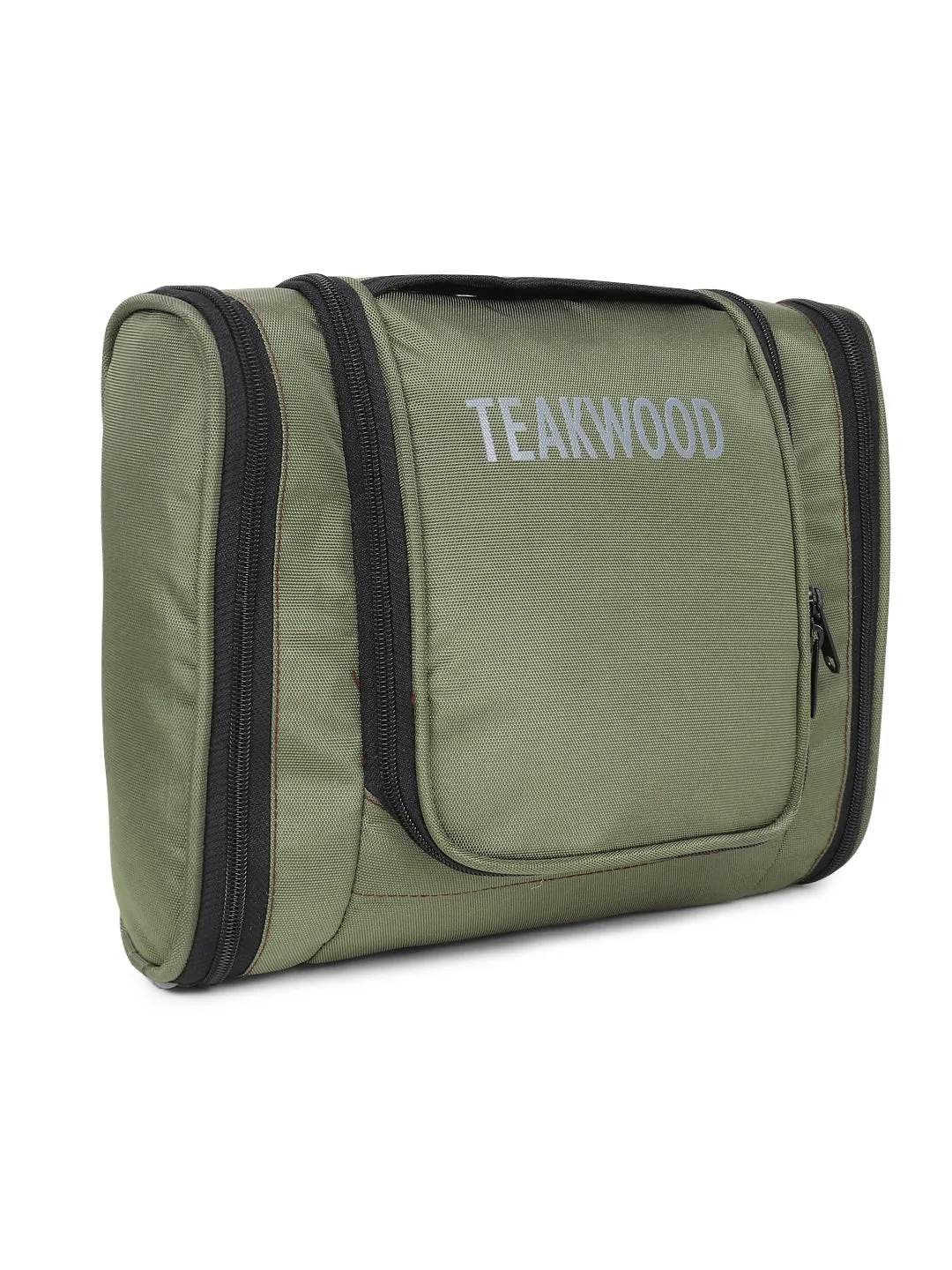 Teakwood Polyester Toiletry Kit Bag Olive Green - Clearance sale