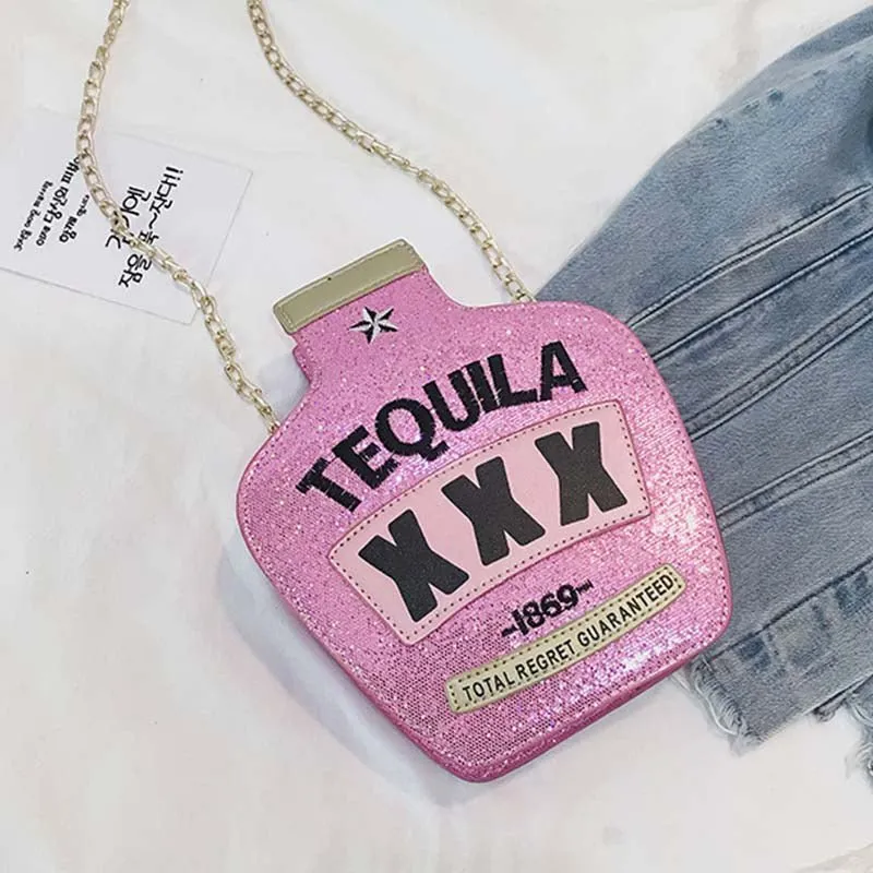 Tequila Pink Crossbody Bag