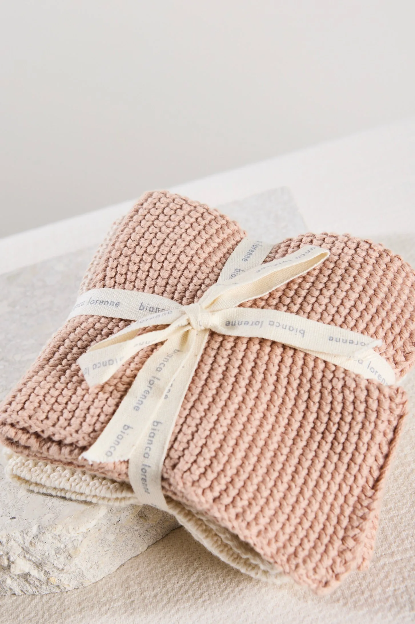 Textured Lavette Petal Wash Cloths Set of 3