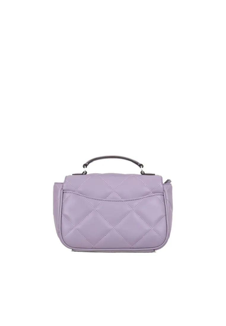 Tory Burch Willa Soft Quilted Mini Top Handle Bag 139287 In Catmint