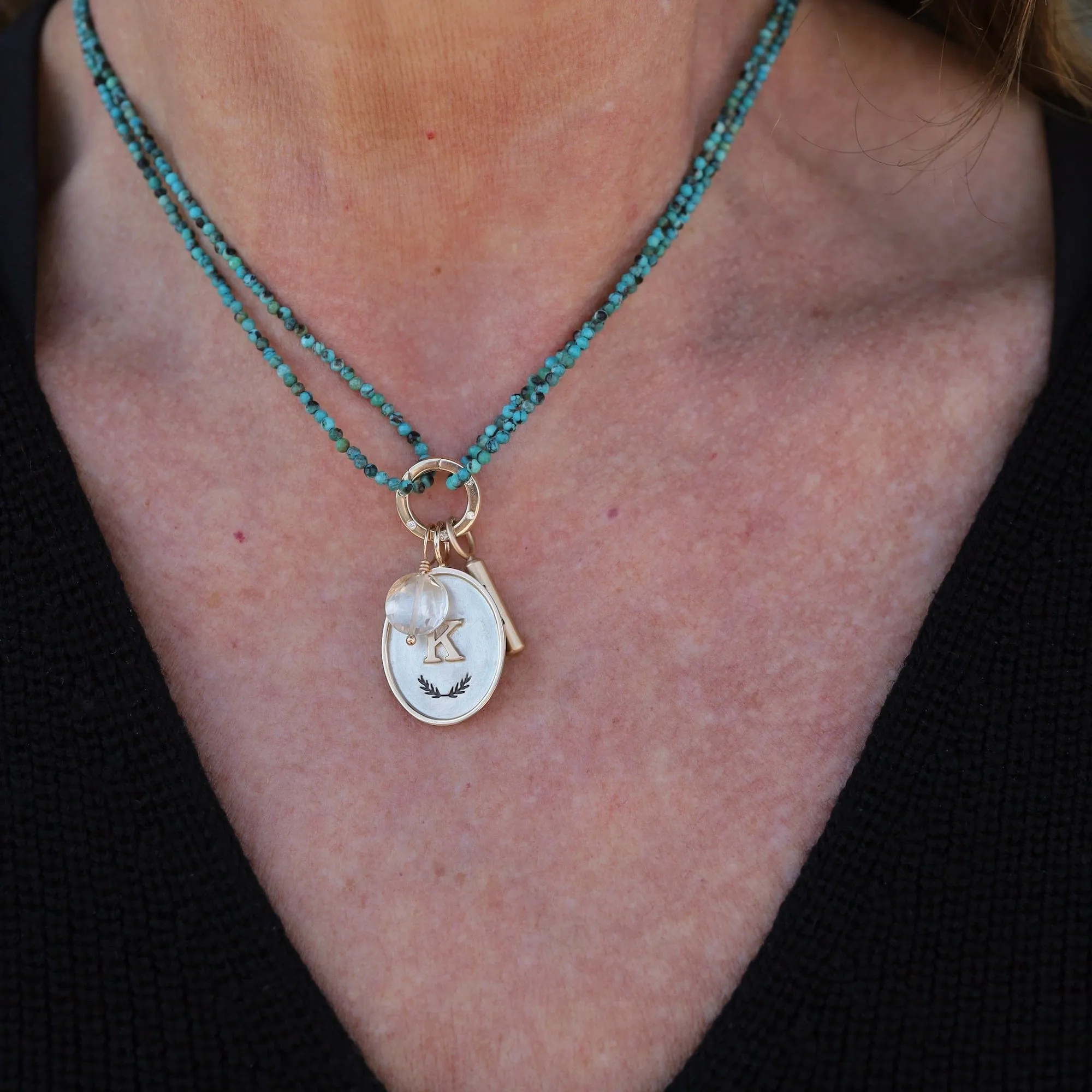 Turquoise Wrap Bracelet & Necklace