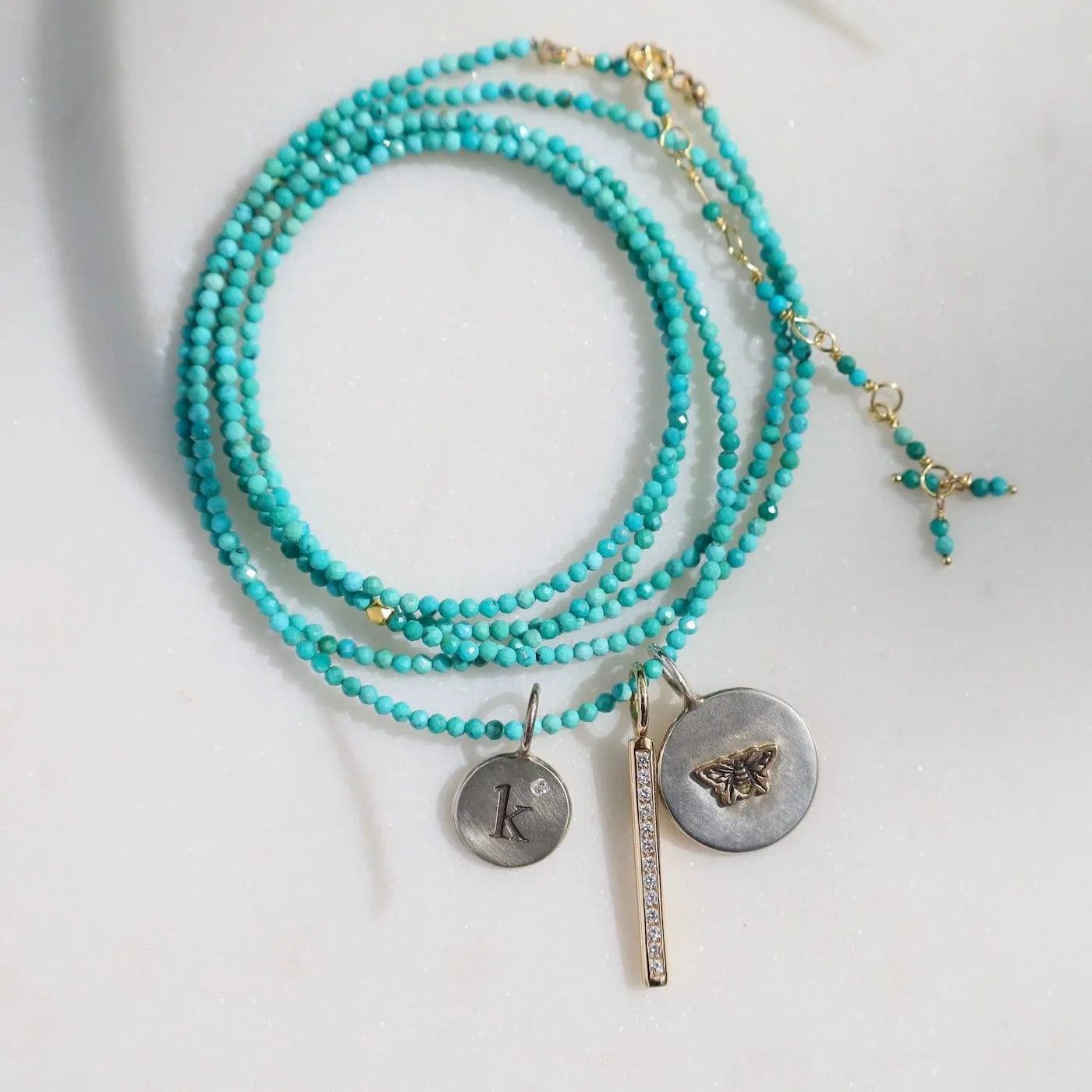 Turquoise Wrap Bracelet & Necklace