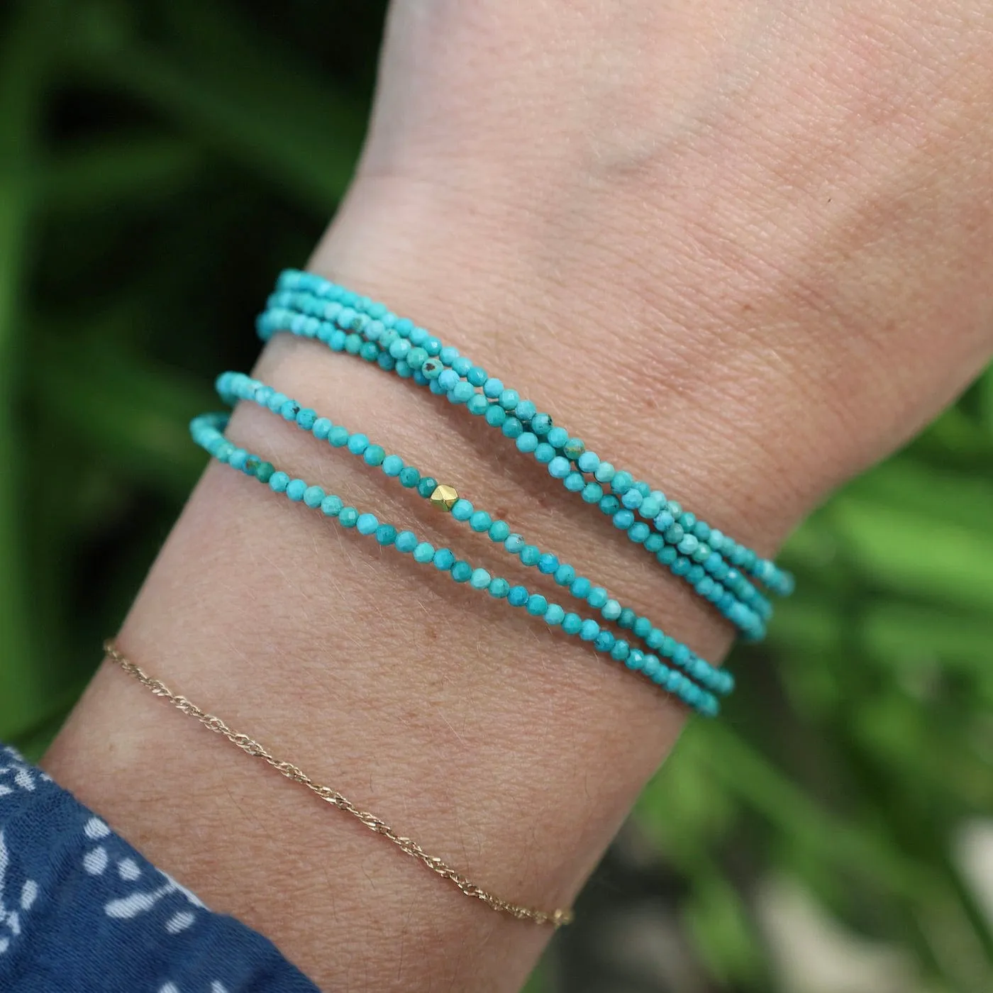 Turquoise Wrap Bracelet & Necklace