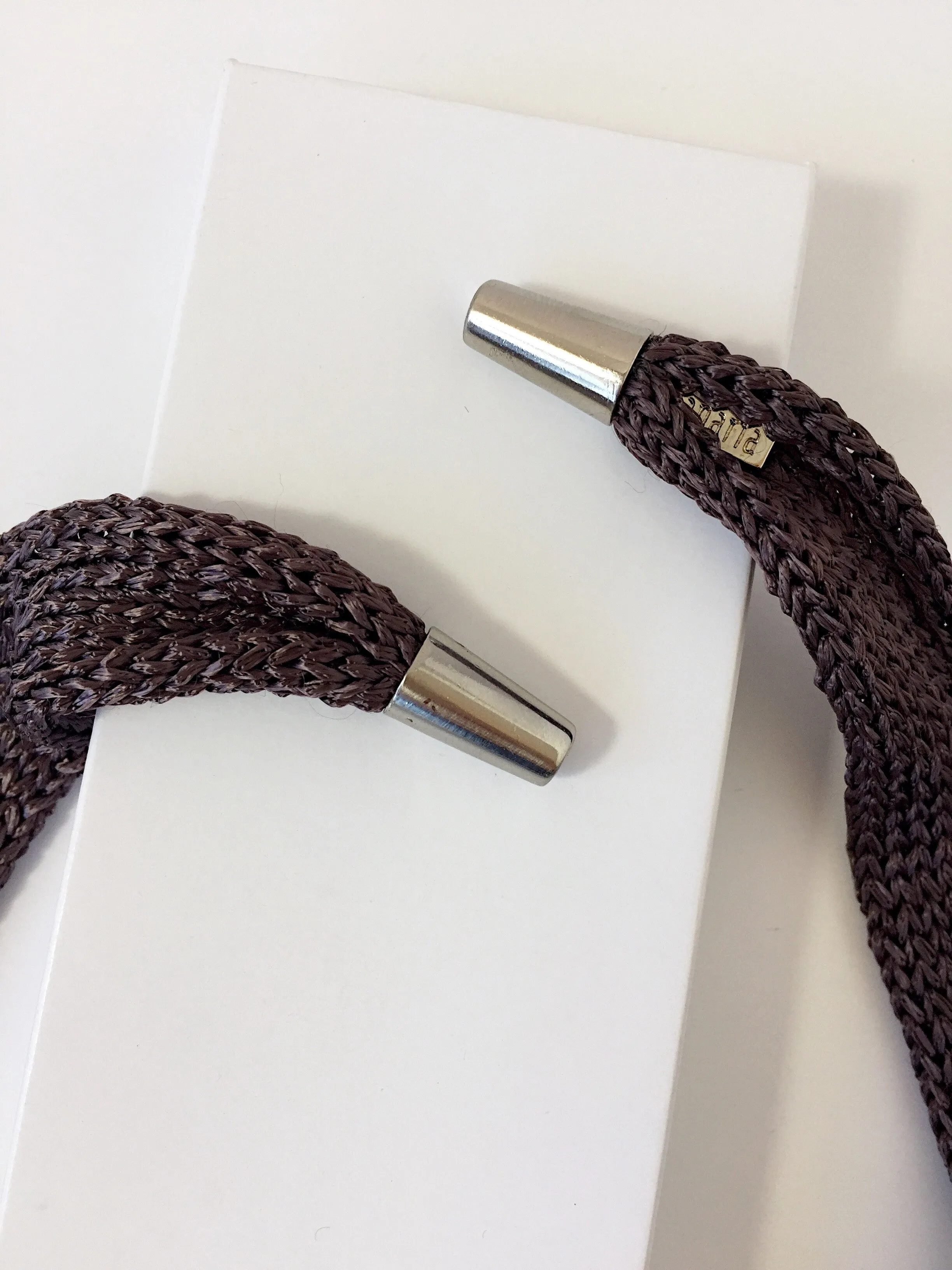 Vegan Silk Lariat Necklace