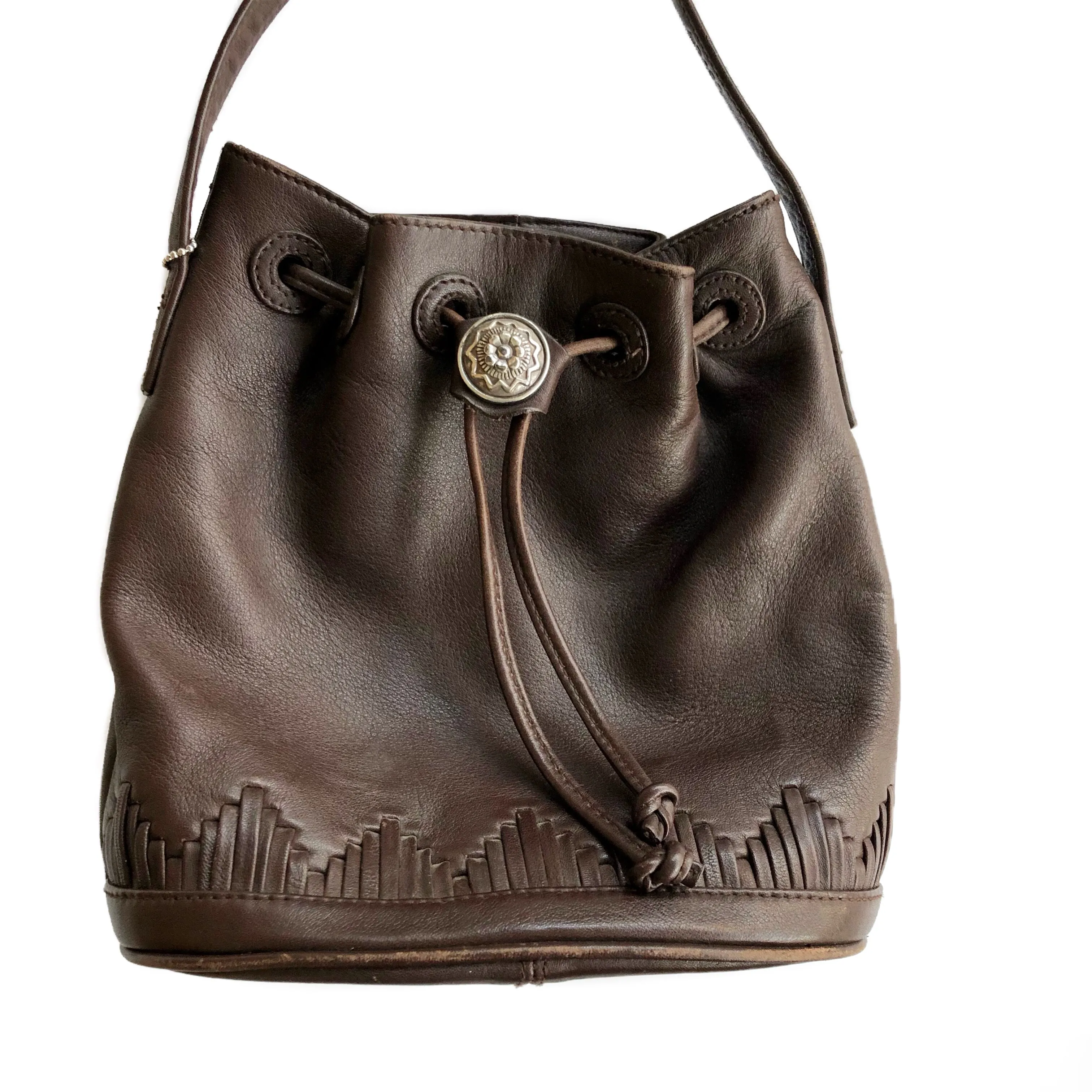 VINTAGE BOHO BUCKET BAG