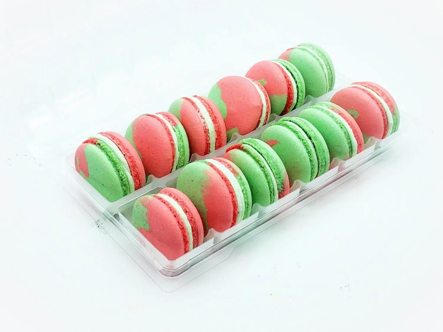 Watermelon Honeydew Vegan Macarons