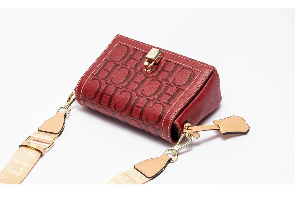 Women's Craftsmanship PU Material Crossbody Shoulder Bag