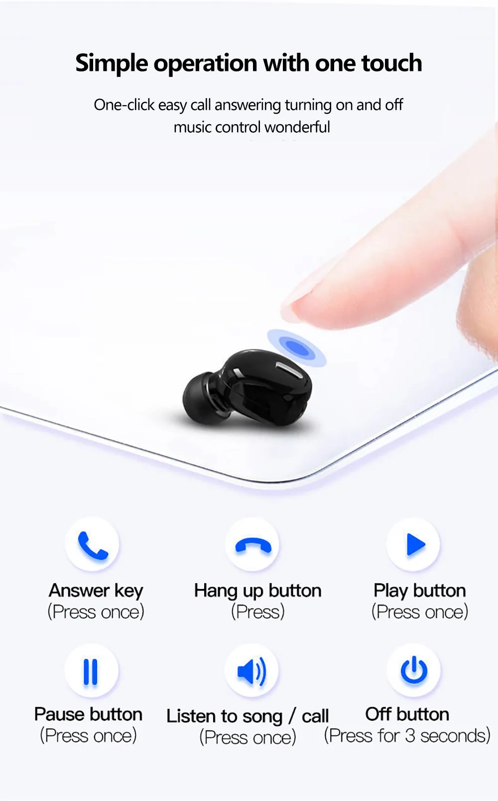 X9 Bluetooth Mini Earphone